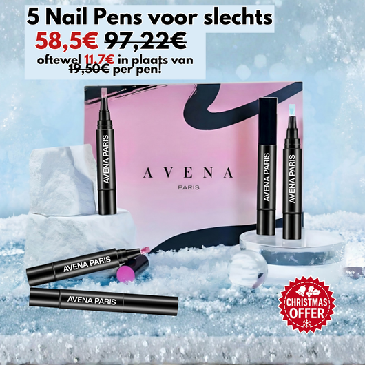 5 Nail Pens – Winteruitverkoop aanbieding